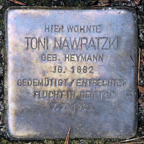 Stolpersteine Teutonenstrae 15 #3