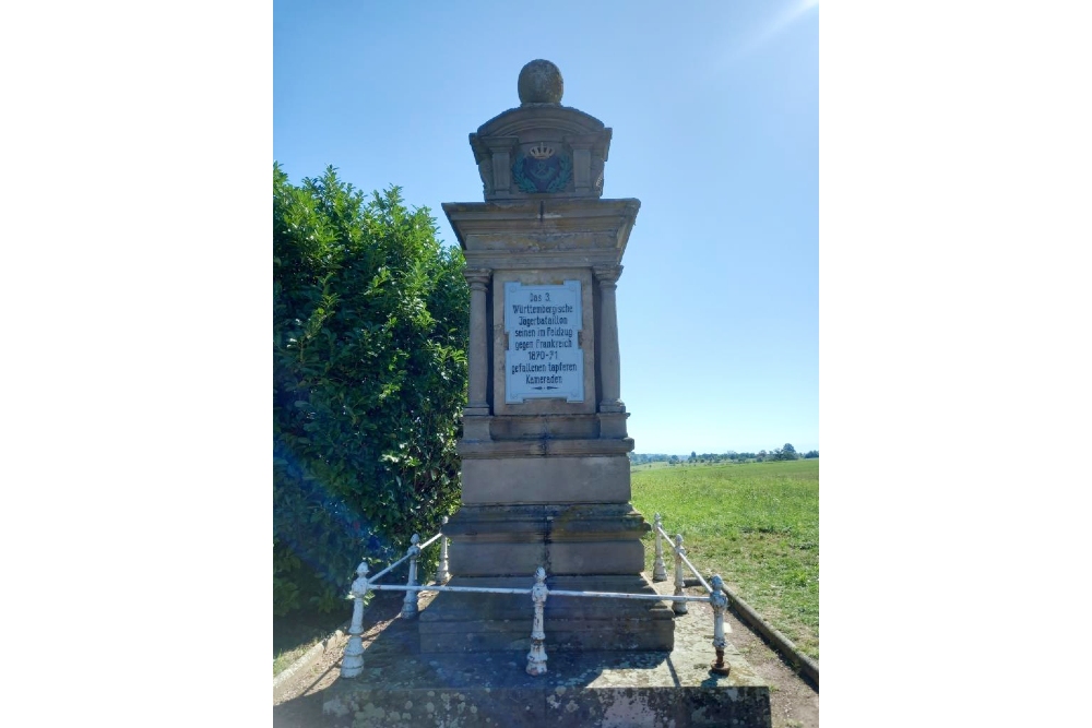 Memorial 3rd Württembergische Jägerbataillon Froeschwiller