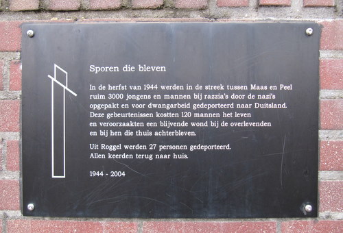 Memorial 'Tracks that Were' Roggel