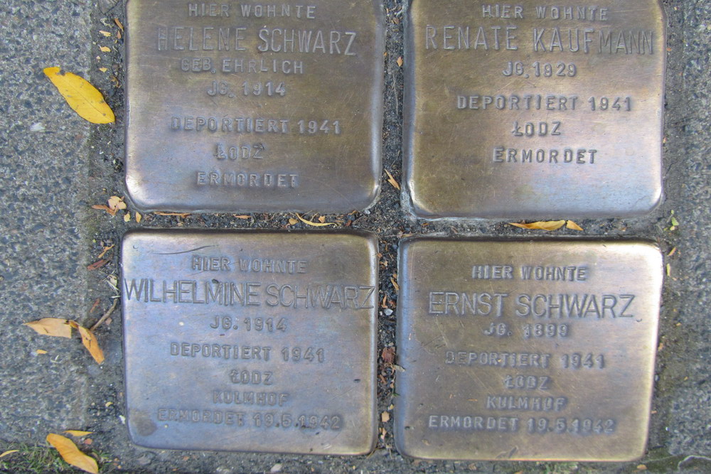 Stolpersteine Nubaumerstrae 7 #4