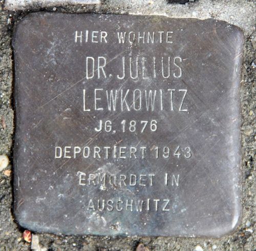 Stolpersteine Jagowstrae 38 #1