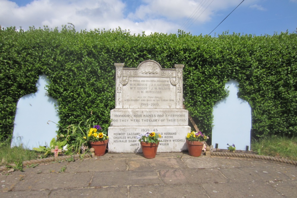 Oorlogsmonument Dunsdale