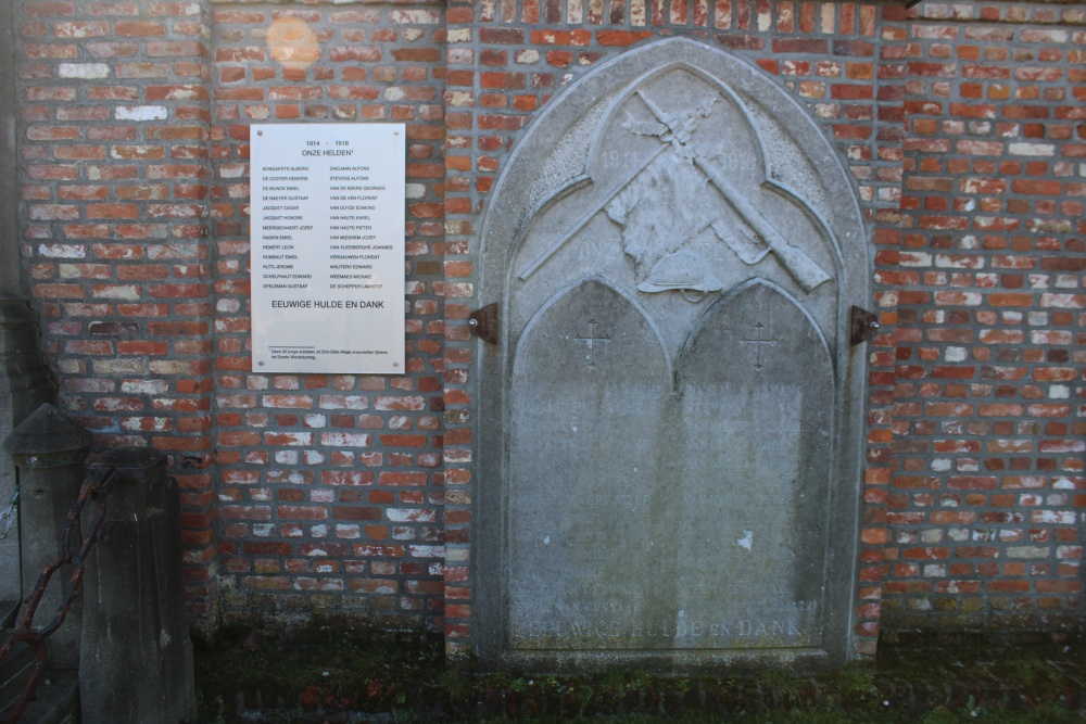 Memorial First World War Sint-Gilles-Waas