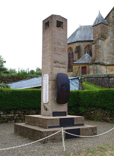 Monument Legeronderdelen Tannay