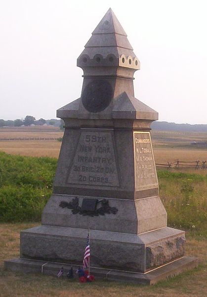 Monument 59th New York Volunteer Infantry Regiment