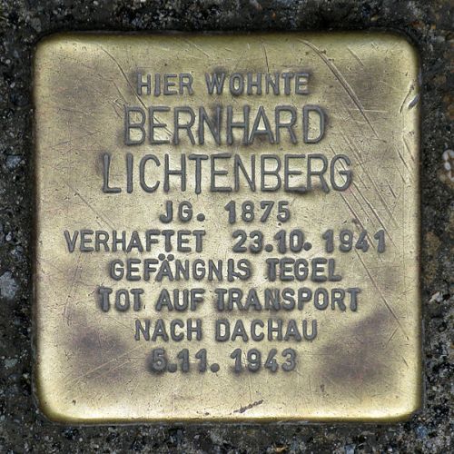 Stolperstein Hinter der Katholischen Kirche 3 #1