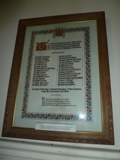 Roll of Honour St. Mary Church #1