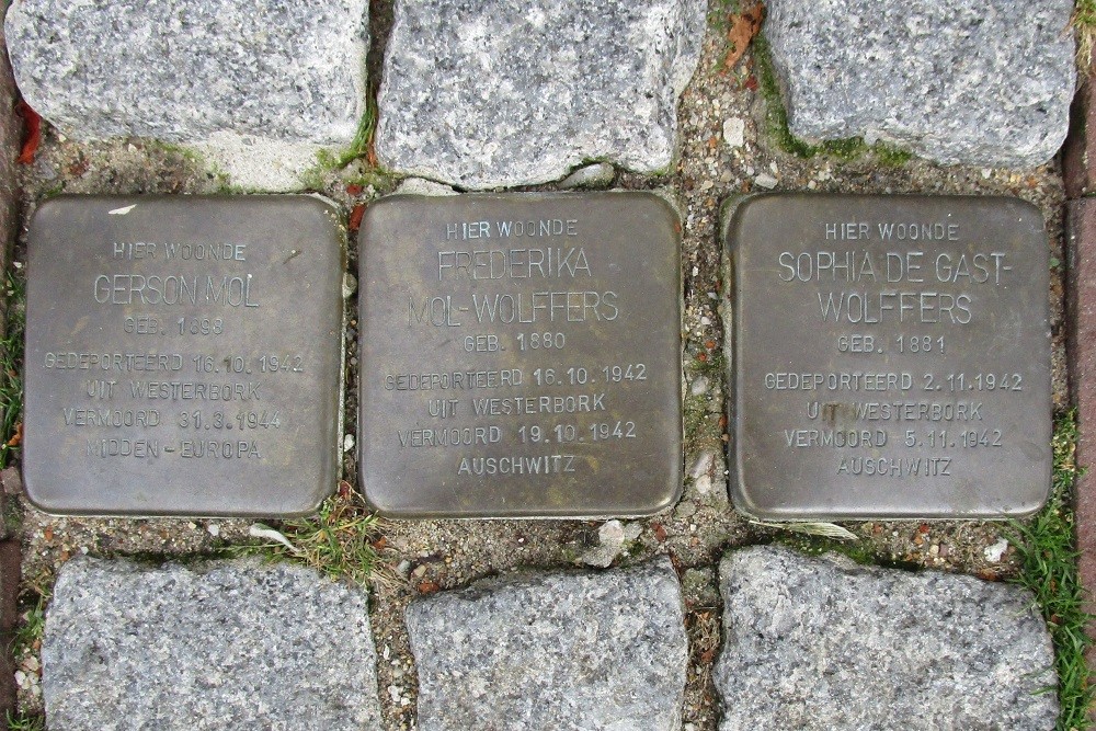 Stolpersteine Cappenersteeg 2 / Zeugstraat #2