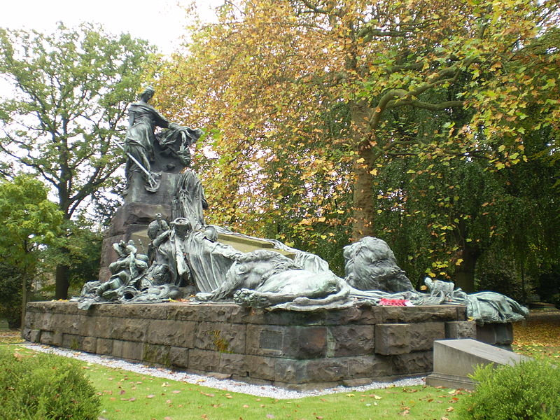 Brits Monument Waterloo Begraafplaats Stad Brussel #2