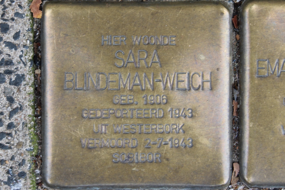 Stolpersteine Van Woustraat 77 #2