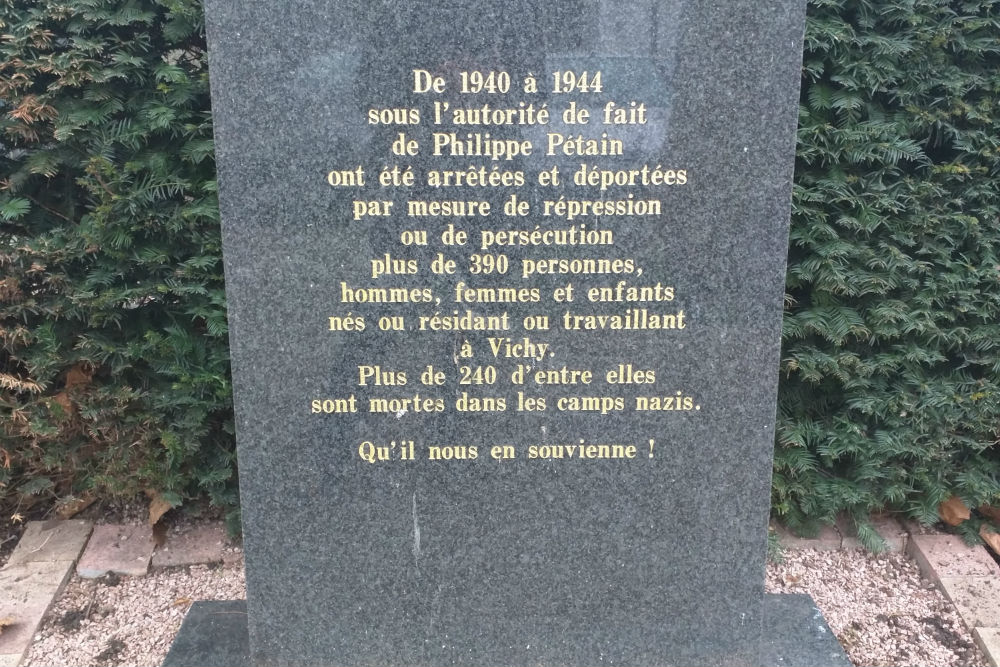 Deportation Memorial Vichy #4