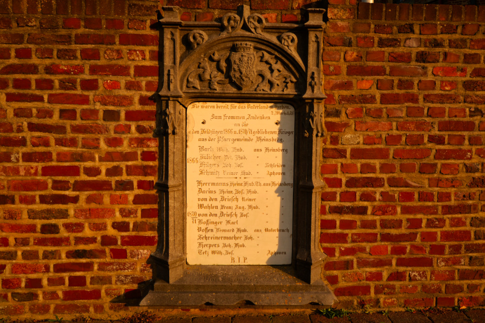 Monument Omgekomen en Vermiste Soldaten Heinsberg #1