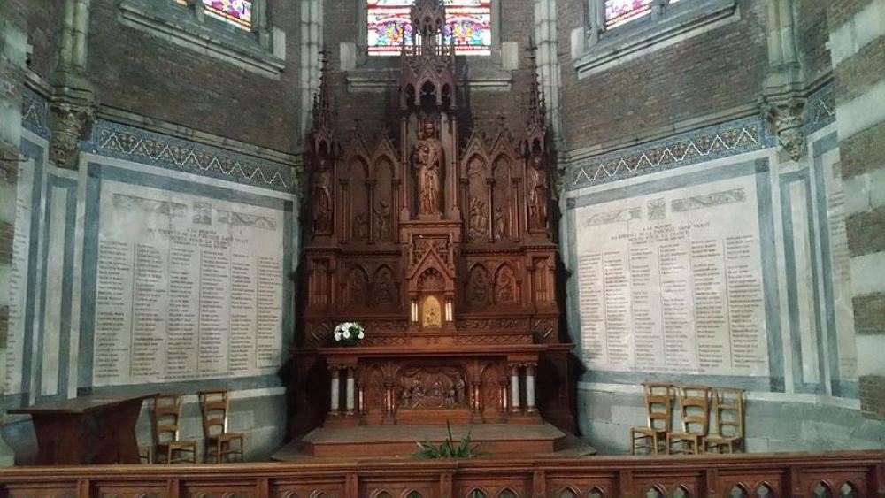 Monument Eerste Wereldoorlog glise Saint-Vaast