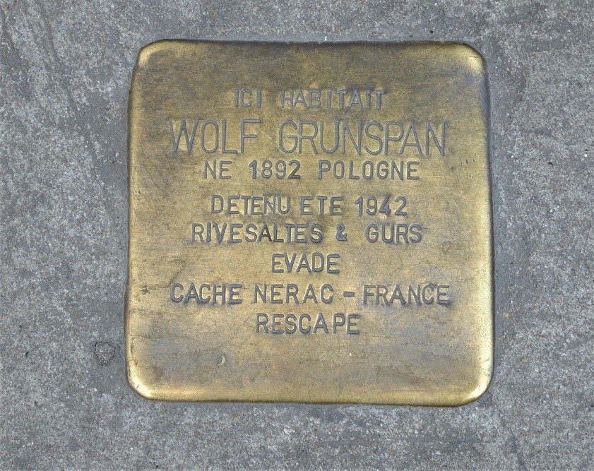 Stolpersteine Huidevettersstraat 140 #2