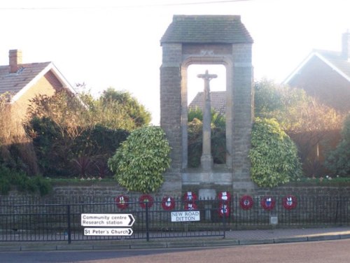 Oorlogsmonument Ditton