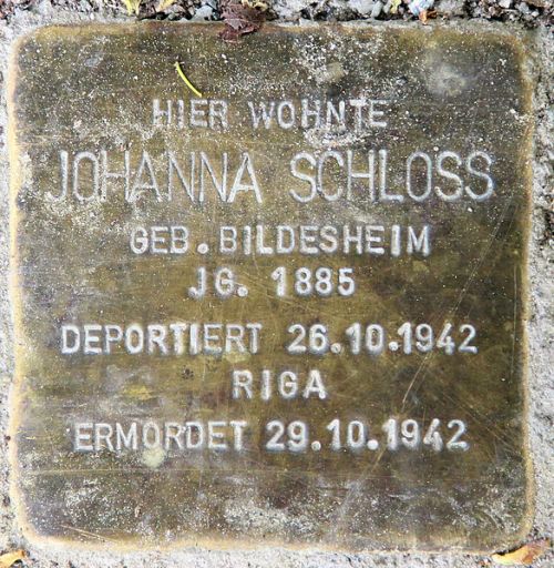 Stolpersteine Sakrower Kirchweg 70a