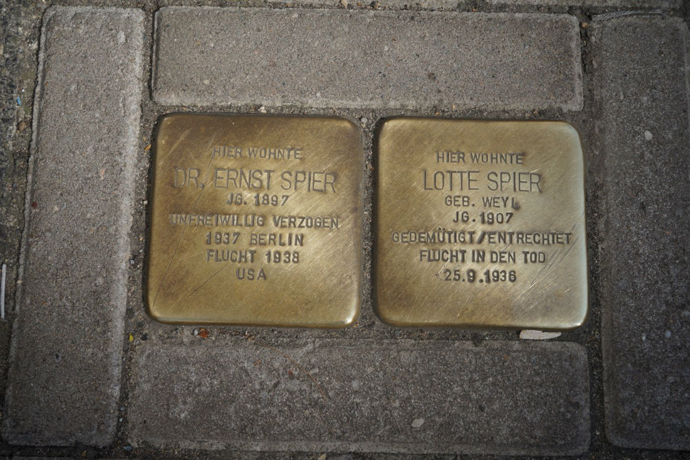 Stolpersteine Hagsche Strasse 66-68