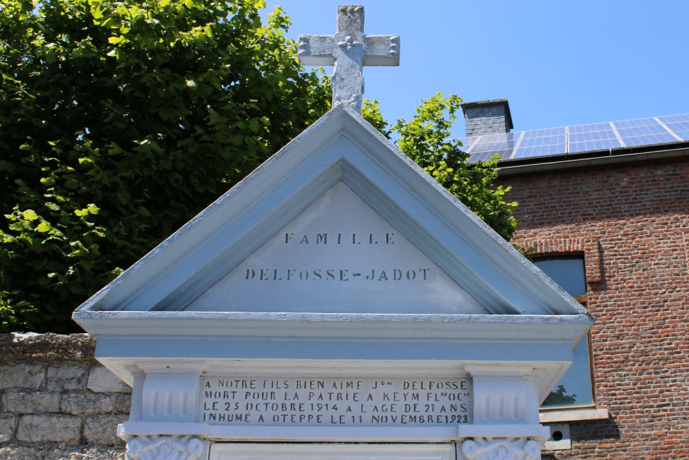 Belgian War Grave Oteppe #2