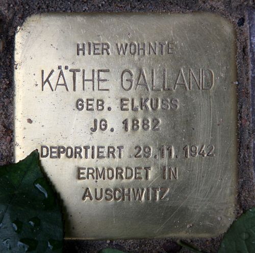 Stolpersteine Konstanzer Strae 62 #2