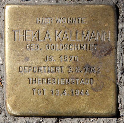 Stumbling Stones Karl-Marx-Straße 16 #5