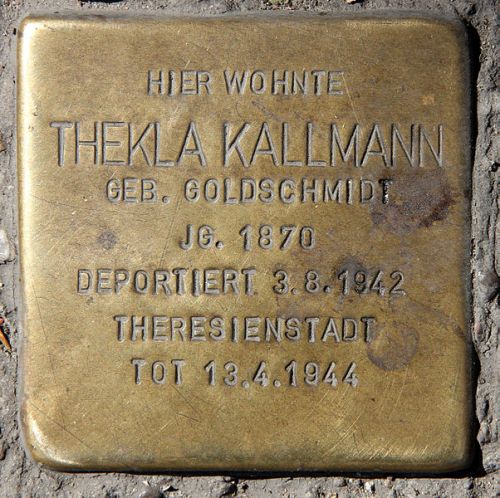 Stolpersteine Karl-Marx-Strae 16 #5