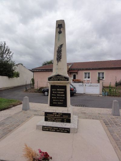 Oorlogsmonument Ham-les-Moines