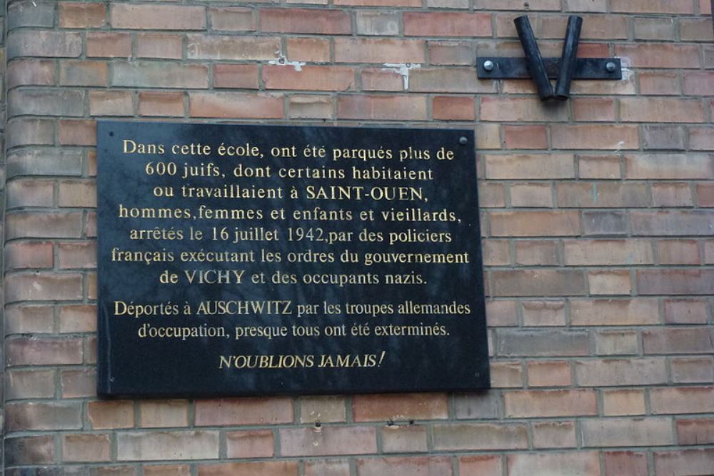 Memorial Deported Jews Saint-Ouen #1
