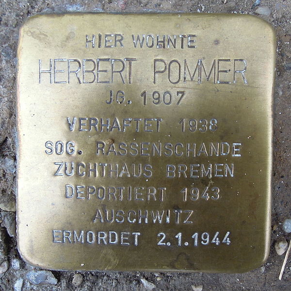Stolpersteine Nordstraße 3