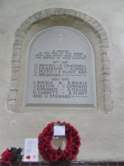Oorlogsmonument St. Edmund Church #1