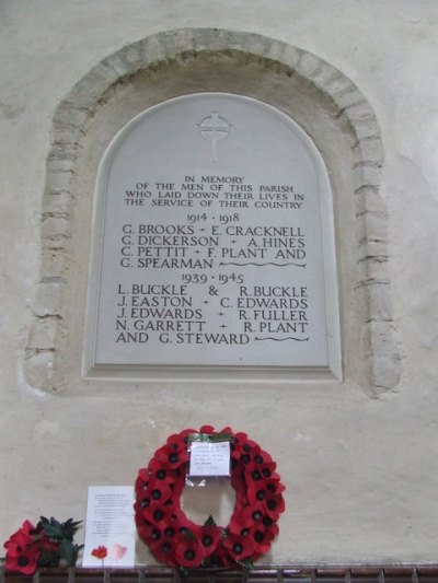 War Memorial St. Edmund Church #1