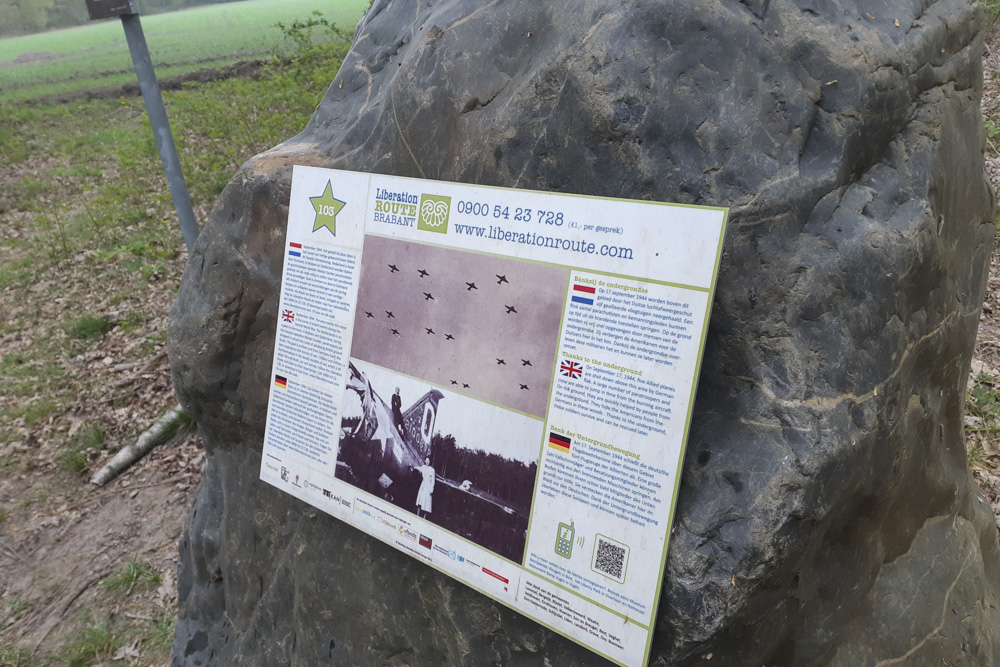 Liberation Route Marker 103: Dankzij de ondergrondse #2