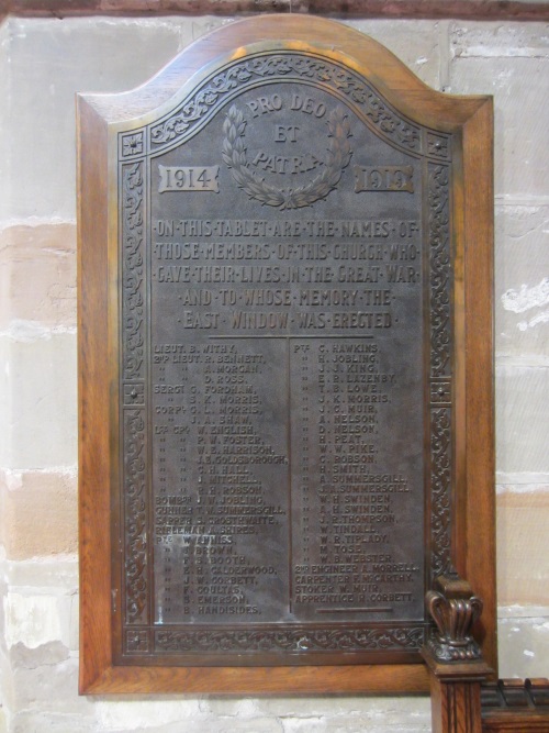 Oorlogsmonument All Saints' Church Hartlepool #2