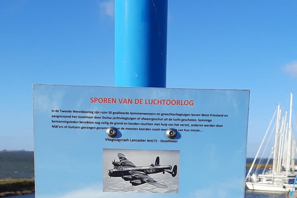 Crashlocatie Lancaster W4272 - IJsselmeer #1