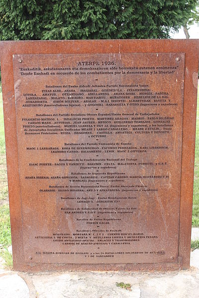 Monument Slachtoffers Spaanse Burgeroorlog #2