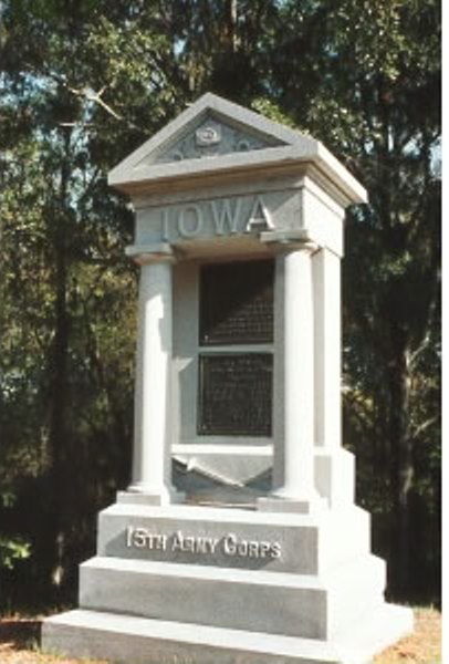 Monument 3rd en 4th Iowa Cavalry (Union)