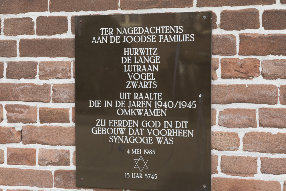 Gedenkteken Voormalige Synagoge Raalte