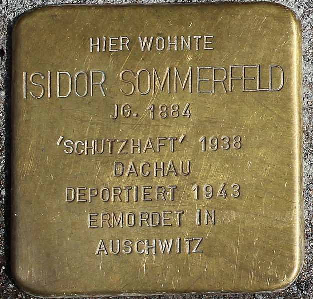 Stolpersteine Glockenstraße 65 #3