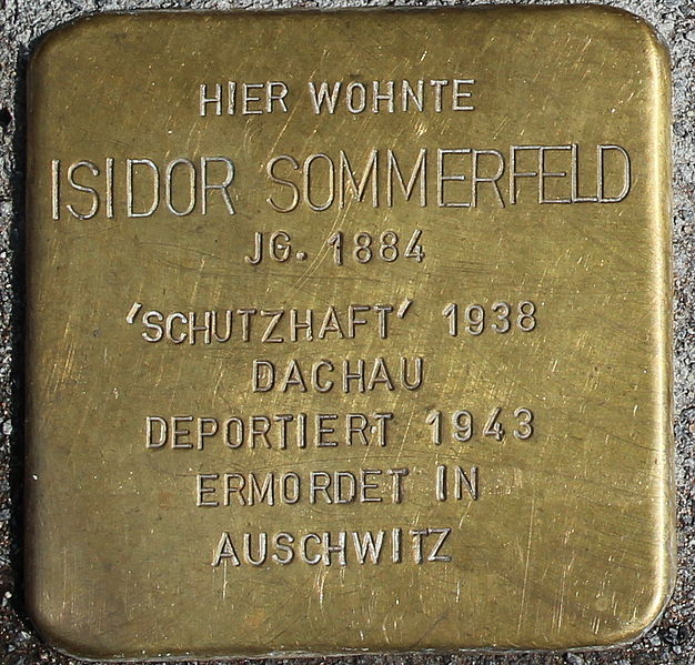 Stolpersteine Glockenstrae 65 #3