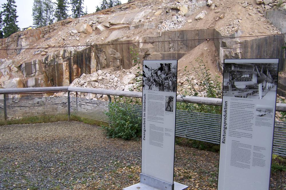 Steengroeve Wurmstein bij Concentratiekamp Flossenbrg