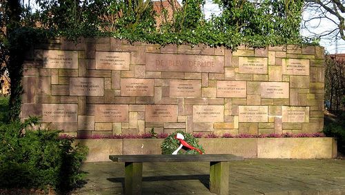 Memorial Wall Victims Holocaust Aarhus