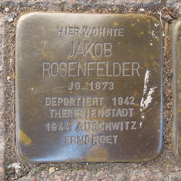 Stumbling Stones Bahnhofstraße 13