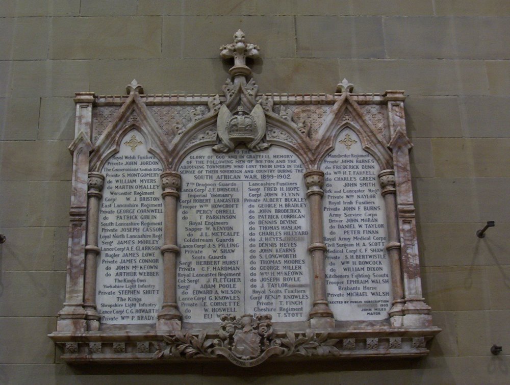 Memorials Bolton Parish Church #1