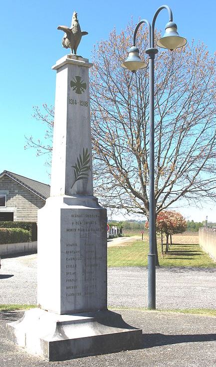 Monument Eerste Wereldoorlog Bernac-Dessus #1