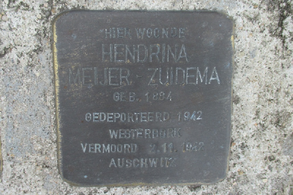 Stolpersteine Abraham Westerstraat A 144 #3