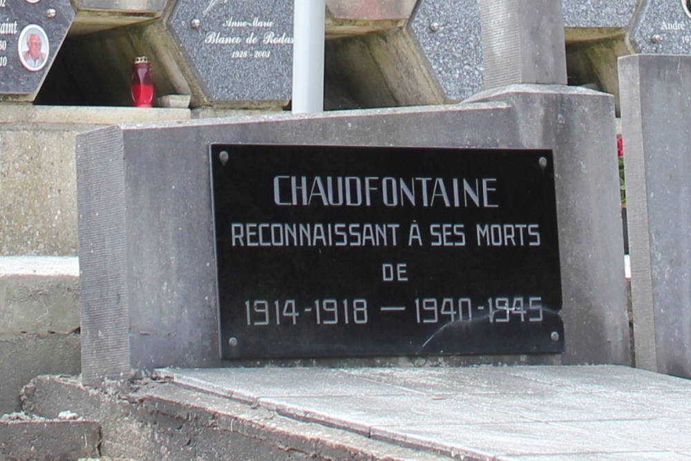 Belgische Graven Oudstrijders Chaudfontaine Nieuwe Begraafplaats	 #2