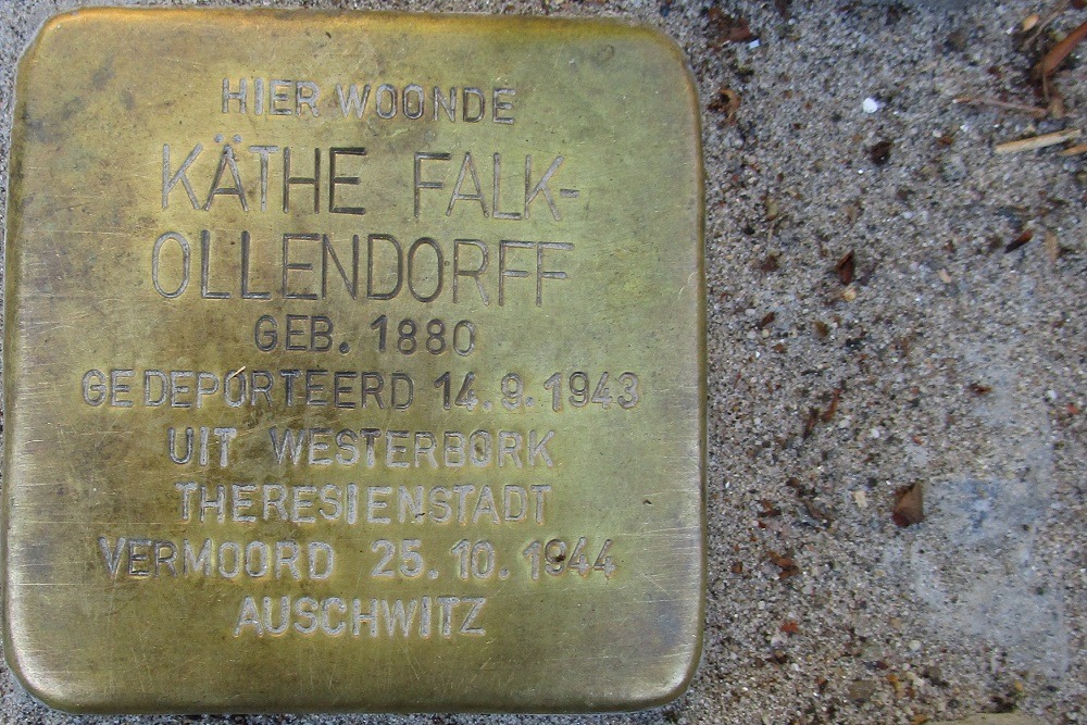 Stolpersteine Sophiastraat 41 #3