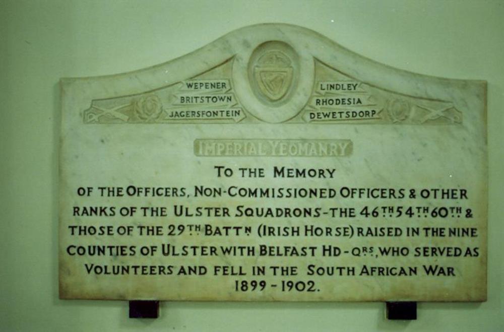 Oorlogsmonument Belfast City Hall