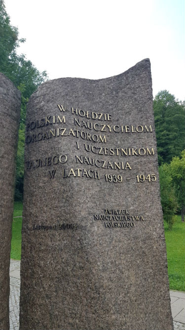 Lerarenmonument 1939-1945 Warschau #3
