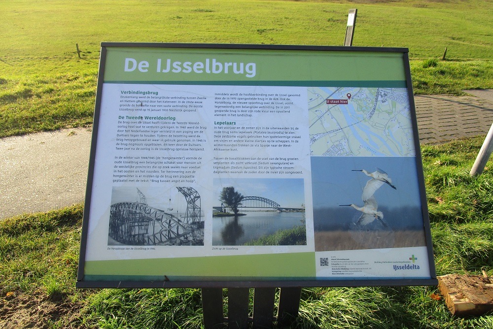Plaque IJssel bridge #5