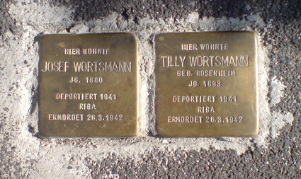 Stolpersteine Annastraße 9 #1